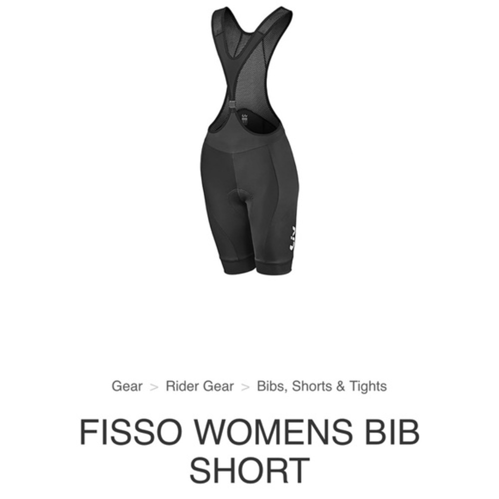 LIV FISSO WOMENS BIB SHORT | BLACK | SMALL